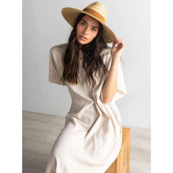 Gigi Pip Accessories - 💛 GIGI PIP Isla Straw Fedora Hat